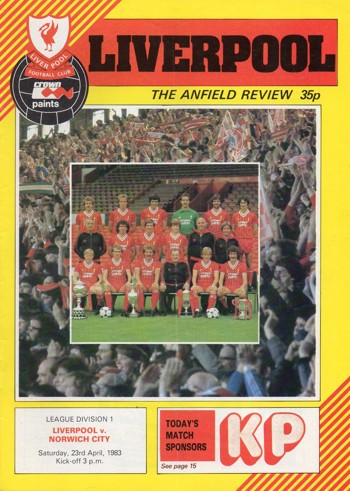 Match programme